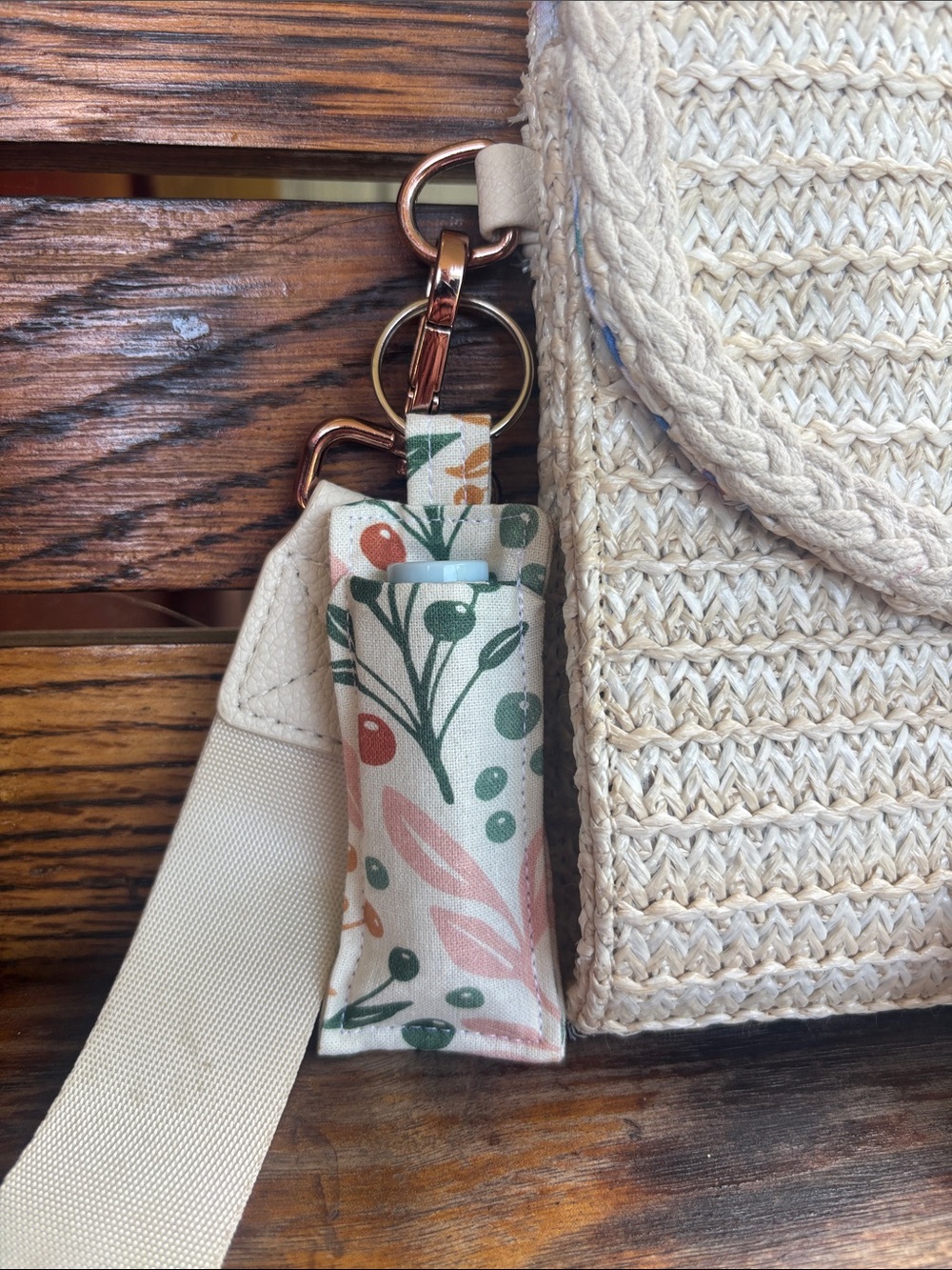 Keychain Chapstick Holder